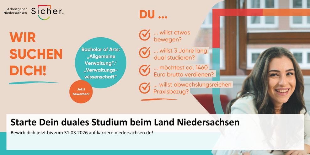 Duales Studium beim land Niedersachsen